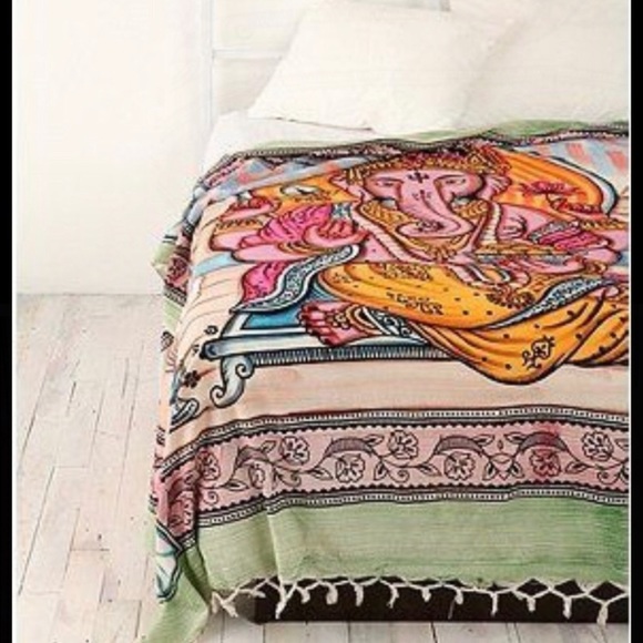 Urban Outfitters Lord Ganesha Fringe X-Large Tapestry - Picture 3 of 8